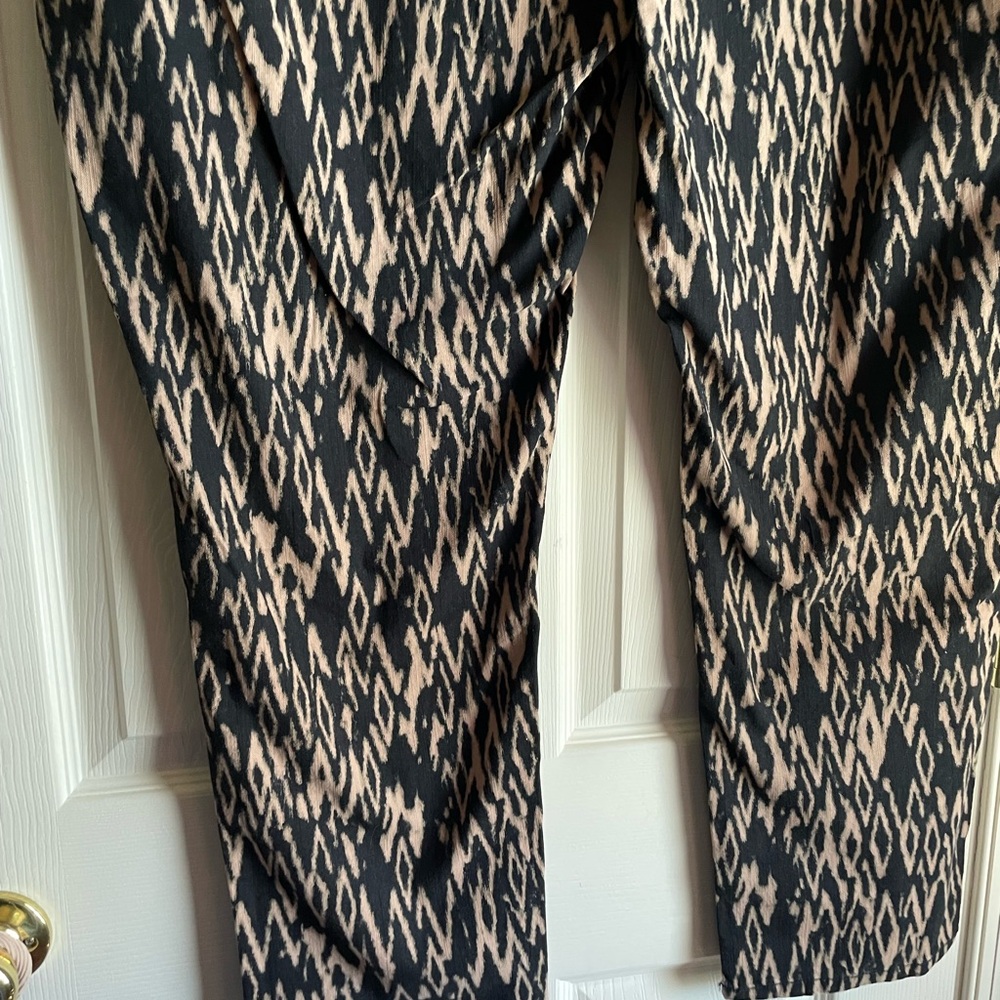 LYS Women’s Size 26W Patterned Black and Beige Jeans - Picture 10 of 15
